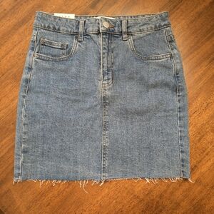 Cotton On Denim Mini Skirt 6 NWT
